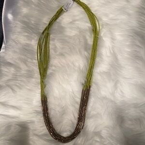 NWT 36 inch long womens beaded necklace